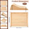 2Pcs Sauna Headrest Pillow, Headrest Support Ergonomic Design Elegant Sauna Accessories Comfortable & Wide Wood Pillow for Women Men view 2