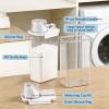 2 Pack Washing Powder Storage, 2300ml Detergent Dispenser with Measuring Cup Transparent Laundry Powder Box Cereal Containers Dry Food Storage Tank view 2