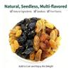 Five-Color Seedless Raisins Mix - Large, Soft, Juicy Dried Fruit, Individually Wrapped Packets, No Wash, For Cereal, Baking, Yogurt view 2