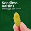 500g Soft Green Raisins - Ready-to-Eat Dried Fruit Snack For Baking, Oatmeal & Yogurt, No Added Sugar, Resealable Bag view 3