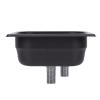 Jelquix Automatic Pitcher Rinser, Stainless Steel Embedded Cup Washer with High Pressure Rinsing for Home and Commercial Use (Black) view 1