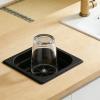 Jelquix Automatic Pitcher Rinser, Stainless Steel Embedded Cup Washer with High Pressure Rinsing for Home and Commercial Use (Black) view 4