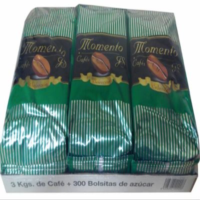 Coffee Blend 3kg Bundle with Momento Sugar Ground Coffee Mix for Everyday Use