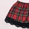 2026 Women's Costume Lingerie Set for Seductive Cosplay with Checked Skirt Outfit (Black, XL) view 4