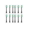 12PCS Replacement Tooth Brush HeadsCompatible for Oclean X/X PRO/ Z1/ F1/ One/Air 2 /SE Soft Toothbrush Cleaning(12pcs Black)