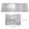 Eyes Patch Mold - Transparent DIY Reusable Eye Patch Tray | Cosmetic Mold System, Durable Eye Patchh Making Accessory for Homemade Skincare 12pcs or 24pcs Optional Set view 2