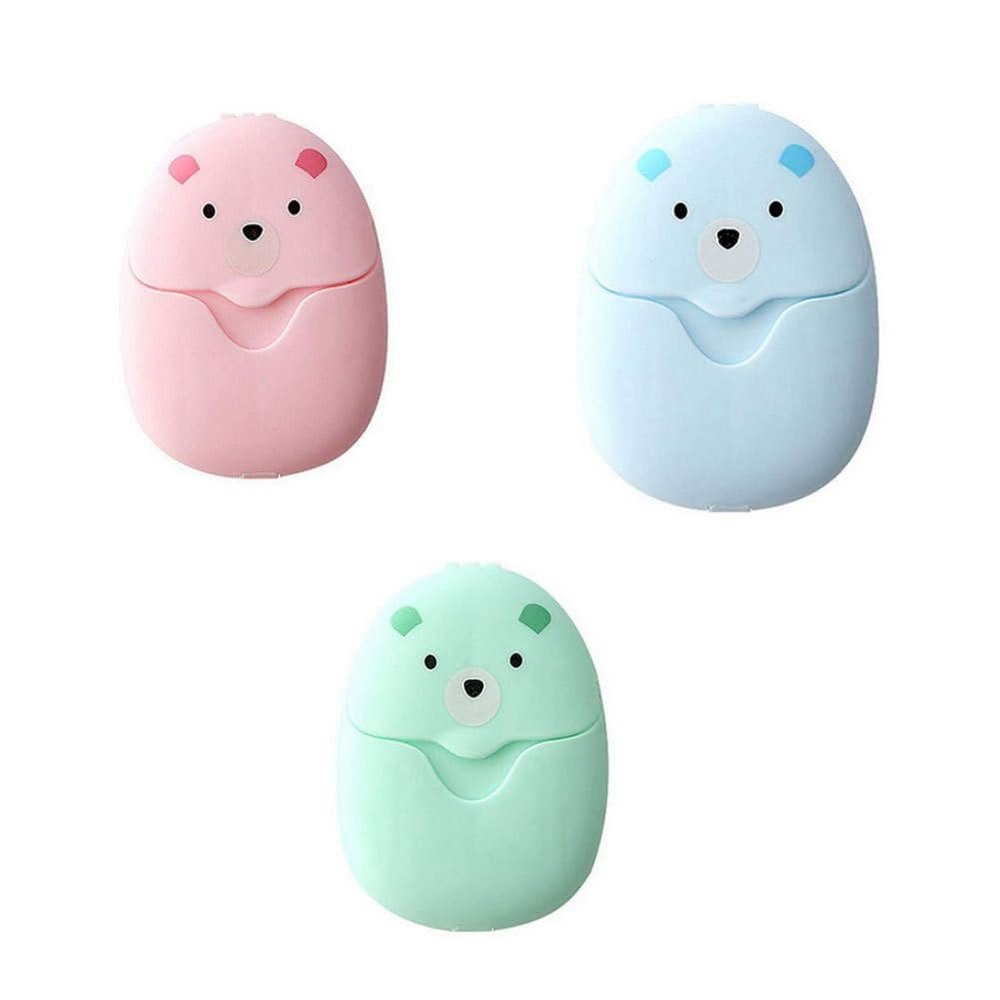 Paper Soap Sheets Mini Hand Soap 150 Sheets Disposable Portable Travel Paper 3 Boxes Mini
