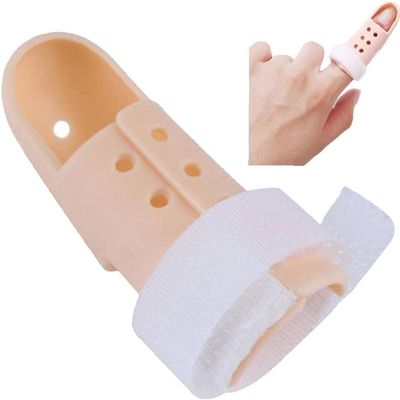 1pc Finger Splint Mallet Finger Support Finger Splint Brace Plastic Finger Support Protector for Adjustable Finger ImmobilizerUseful and Fashion