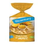 Crispy Corn Cakes, 130g - Pack of 4 Bags (Golden Puffed Maize Crackers, Gluten-Free & Vegan, Low Calorie Healthy Bread Alternative, Extra Crunchy Mediterranean Snack)
