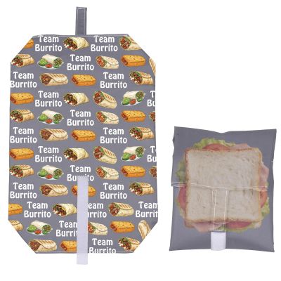 Funny Tuesday Reusable Taco Wrap Team Burrito Waterproof Wrap Mexican Food Lover Chef Teacher Graduation Gift (Burrito-FW)