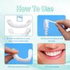2 Pcs False Teeth Set, Silicone Dentures Full Mouth, False Teeth Set Full Dentures for Men and Women, Comfortable Natural and Fit view 4
