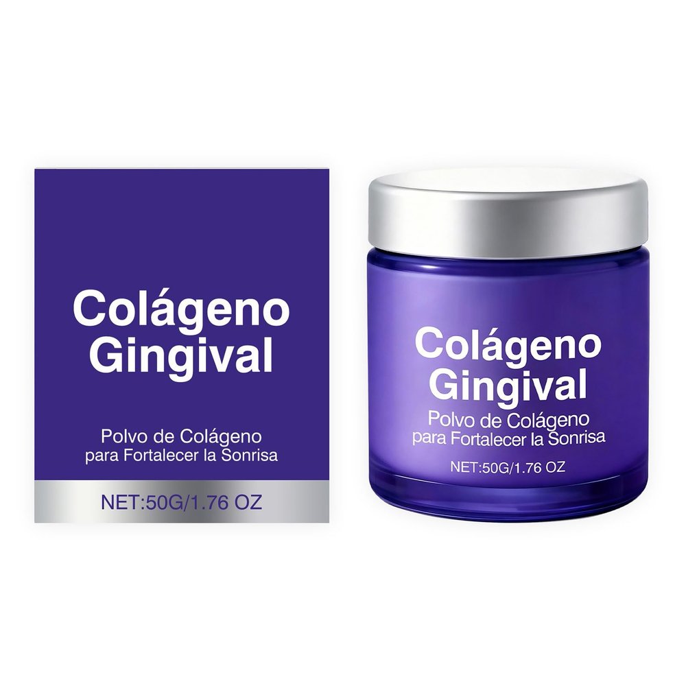 Teeth Restoration Powder, Collagen Powder for Teeth, Natural Tooth Whitening Powder, Collagen Teeth Strengthening Toothpaste Powder for Gums, Oral Care Formula (1PC)