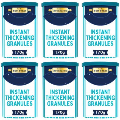 Best Bakes Instant Thickening Granules, 170g, Pack of 6, for Gravy Sauces and Casseroles, Suitable for Vegetarians