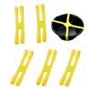 Silicone Lunch Box Ties - Set of 5 Elastic Fastening Straps, Flexible Container Tie, Long Lasting | School Picnic Home Classroom Travel Portable Lunch Box Storage view 1