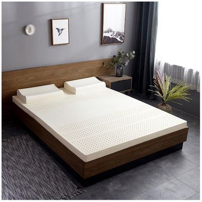 100% Natural Latex Mattress 10cm Thick 220x200cm Comfort & Support for Back Hips Shoulders & Knees Soothing Pressure Point Relief for Restful Sleep