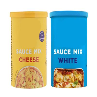 Sauce Mix Cheese and White Sauce, No Artificial Colours or Preservatives, Suitable for Vegetarians, Pack of 2