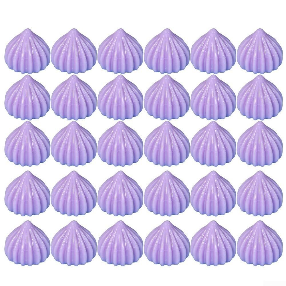 Non-Consumable Butter Flower Meringue Candy Simulation Accessories for Retail Bakery, Dessert Shop, and DIY Decoration (purple)
