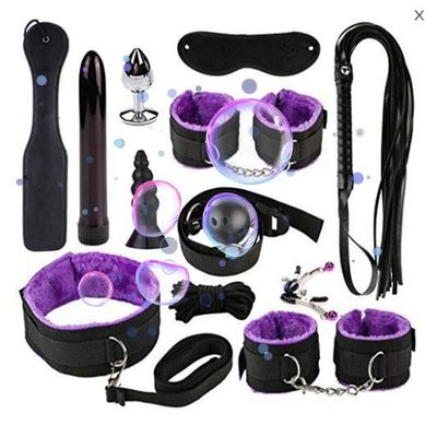 12 Pcs Nylon Fitness Set Accessory With Smooth Surface TextureAdjustable Exercice Accessory For Agility ExerciseCouple GiftPurple