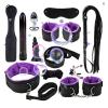 12 Pcs Nylon Fitness Set Accessory With Smooth Surface TextureAdjustable Exercice Accessory For Agility ExerciseCouple GiftPurple view 1