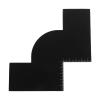 VOSAREA Hairline Beard Shaping Guide Card Ruler for Barber Stylist Beard Shaping Card for Men for Edge view 1