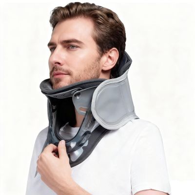 Cervical Neck Traction Device - Adjustable Neck Stretcher with 6 Levels of Lift, Lightweight Design for Torticollis Correction and Neck Pressure Relief