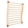 ANKROYU Premium Sauna Backrest Set Ergonomic S Shape Wooden Back Support with Heat Pad Hat Slippers Complete Spa Accessories Kit for Home Gym Sauna Pine Wood Construction view 4