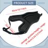 Amagogo Hair Washing Tray Portable Shampoo Bowl, Lightweight Shampoo Tray, Hair Washing Basin for Elderly Bedside Sink, Black view 2