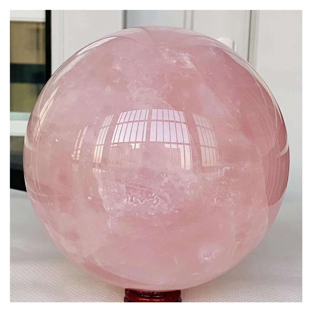 1pc 500-550g Rose Quartz Sphere Crystal Ball