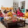 LoveNspire Premium Holi Gift Box - 2 Natural Gulal Colors (Purple & Orange), Thandai Mix & Chandan Tika | Holi Hamper with Greeting Card for Gifting & Celebration Pack of 1 view 3