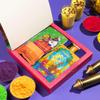 LoveNspire Premium Holi Gift Box - 2 Natural Gulal Colors (Purple & Orange), Thandai Mix & Chandan Tika | Holi Hamper with Greeting Card for Gifting & Celebration Pack of 1 view 4