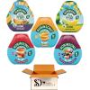 Robinsons Squashd Mini 5 Flavour Pack 1xApple & Blackcurrant, 1xMango & Passion Fruit, 1xOrange,1xSummer Fruit And 1xLemon & Lime No Added Sugar Real Fruit in Every Drop view 1