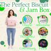 All Year Cheer Biscuit & Jam Gift Box Border Biscuits Selection with Luxury Strawberry, Blackcurrant & Orange Marmalade Letterbox Friendly Gift for Birthdays, Thank You & Occasions view 4