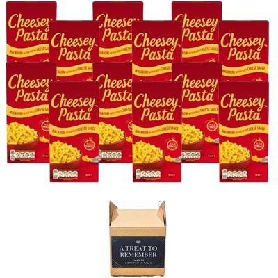 Cheesey Pasta Macaroni with Creamy Cheese Sauce 190g Quick & Easy Meal in 10 Minutes Rich & Creamy Instant Macaroni Pasta (Pack of 12)