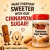 Sweet Cinnamon Sugar Dusting 400g Coffee Topping for Hot Chocolate, Latte, Cappuccino, Cupcake Sprinkles, Popcorn Seasoning, Baking Decoration - by The Spice Specialist view 2