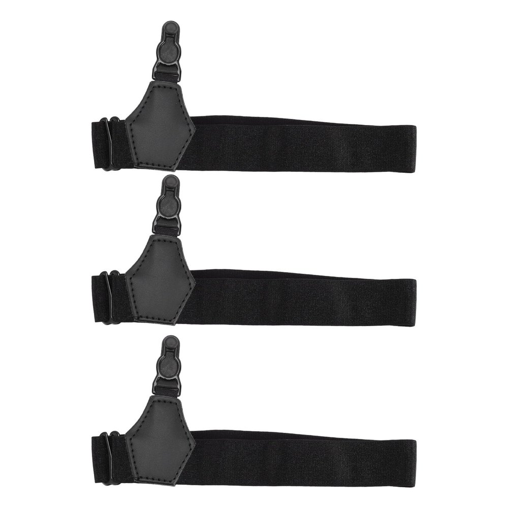 3 Pcs Sock Garters Adjustable Stainless Steel Single Clip Non Slip Multi Purpose Sock Garters Suspenders