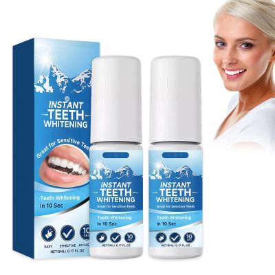2 Pcs Teeth Paint, Portable Tooth Polish Paint, Tooth Polish, Quick Dry Formula for Effortless Smile Brightener with Lasting Shine