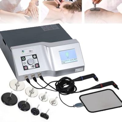 ZHIXUMM 448khz Diatermia Professional Machine, Deep Slimming Machine Radiofrecuencia, Tecar Therapy Machine Fat Burning Slimming Beauty Equipment With 8 Working Heads/1 Negative Plate, For Body Pain