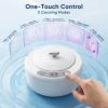 49KHz Ultrasonic Retainer Cleaner,180ml Ultrasonic Cleaner Machine,Portable Ultrasonic Tooth Cleaner with 5 Timer Modes for Retainers,Jewellery,Glasses,Dentures,Rings,Aligners,Braces,Watches Use view 4