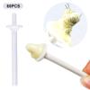 60Pcs Nose Wax Sticks Safe PP Plastic Effective Nose Hair Wax Kit for Women Men Nostril Cleaning|Beard Mustache Combs view 4