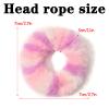 12 PCS Sleepover Party Supplies for Women, Fluffy Eye Mask Set with Blindfolds, Sleeping Mask for Women, with Hair Ties and Drawstring Bags, Ideal for Travel and Home Use view 3