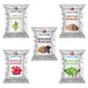 Reetha, Shikakai, Hibiscus, Bhringraj - 100g each (100 X 5 Pack) || Natural Herbal Powder Combo for Hairs || Chemical Free (Pack of 5, 100g each, Total 500 g Pack) view 1