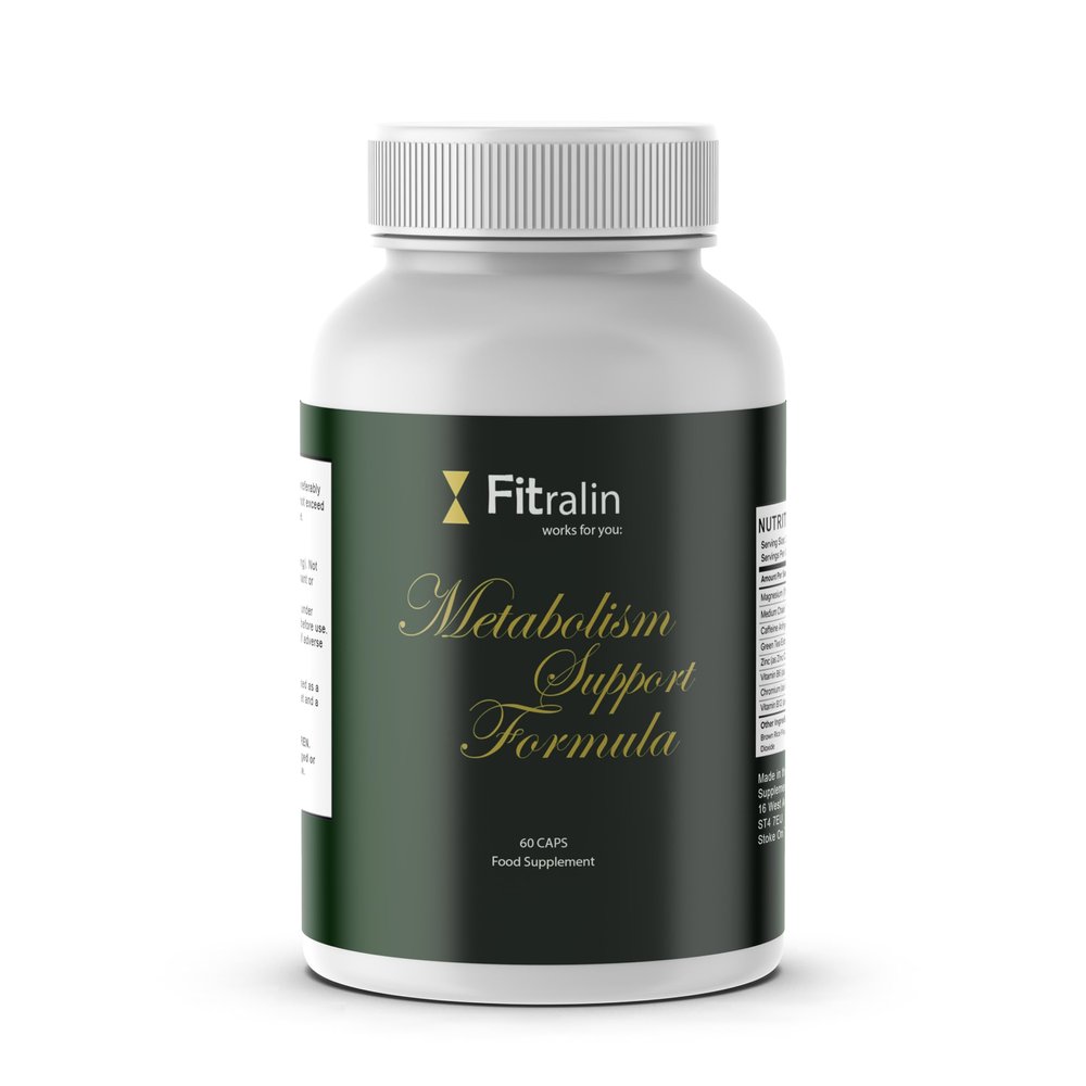 Fitralin Metabolism Support Formula Capsules Daily Metabolic Support Food Supplement Premium Botanical Blend 60 Capsules Designed for Everyday Wellness