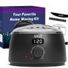 ANRUZ Professional Wax Pot Warmer,500ML Portable Digital Wax Warmer Machine with Adjustable Temperature Control, Suitable for All Types of Wax Beads view 1