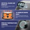 ANRUZ Professional Wax Pot Warmer,500ML Portable Digital Wax Warmer Machine with Adjustable Temperature Control, Suitable for All Types of Wax Beads view 2