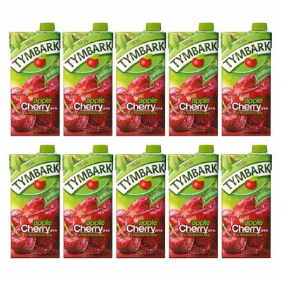 Fakhri Apple Cherry Drink Pack of 10 x 1L | Refreshing Fruit Drink | Sweet & Tangy Summer Beverage