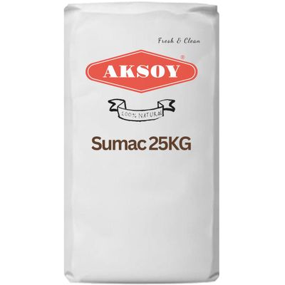 Aksoy Premium Ground Sumac 25KG | 100% Natural, Fresh & Tangy Spice Perfect for Salads, Marinades, Meat, Vegetables & Middle Eastern Recipes | Vegan & Gluten-Free