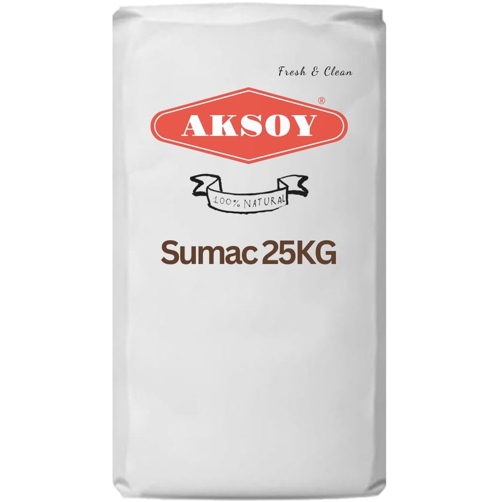 Aksoy Premium Ground Sumac 25KG | 100% Natural, Fresh & Tangy Spice Perfect for Salads, Marinades, Meat, Vegetables & Middle Eastern Recipes | Vegan & Gluten-Free