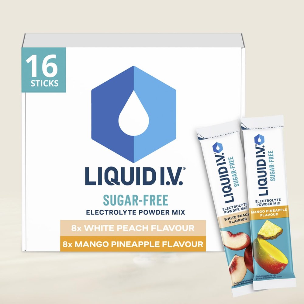 Liquid I.V. Sugar Free Electrolyte Mix, Variety Pack, 16 Sticks