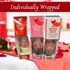 3x Hot Chocolate Stirrers - Heart-Shaped Candy Stirrers with Sugar Beads - Valentines Day Gift for Her or Him, Valentines Gifts for Women & Men view 4