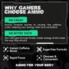 Ammo Energy Pouch Caffeine Pouches Pouches Caramel Coffee - Pepper Mint - Tropic Thunder Zero-Calorie Energy Boost 20 Count 100mg (Caramel Coffe) view 3